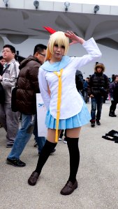 Cosplayer of Chitoge Kirisaki in FF25 20150131