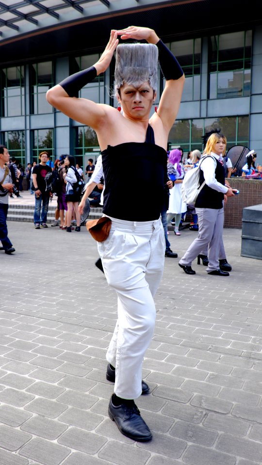 Cosplayer of Jean Pierre Polnareff, JoJo's Bizarre Adventure Part 3 at PF23 20151025
