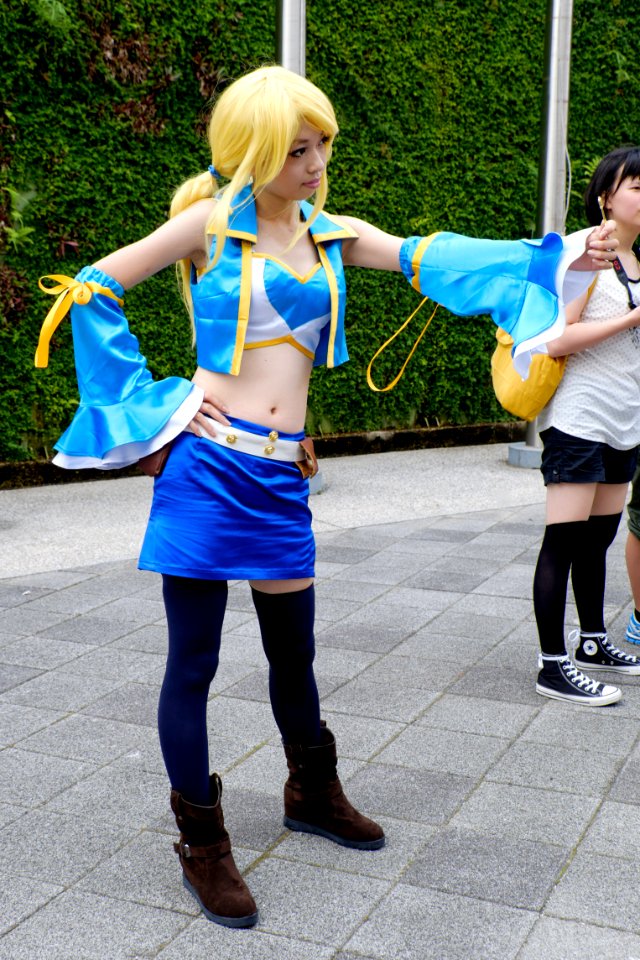 Cosplayer of Lucy Heartfilia, Fairy Tail in PF22 20150509