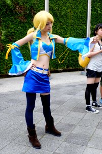 Cosplayer of Lucy Heartfilia, Fairy Tail in PF22 20150509