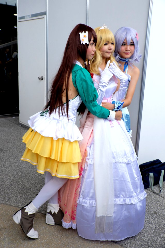 Cosplayers of Latifah Fleuranza, Muse and Kobory, Amagi Brilliant Park at FF26 20150830