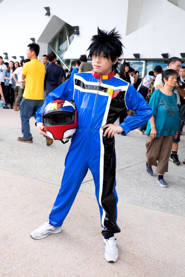 Cosplayer of Hayato Kazami, Future GPX Cyber Formula SIN at FF26 20150830