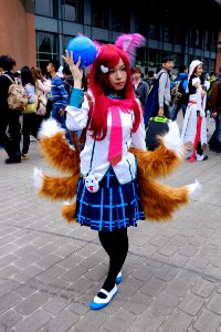 Cosplayer of Ahri, League of Legends at CWT41 20151212a