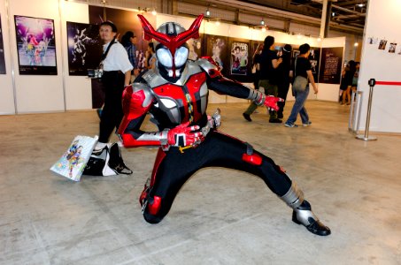 Cosplayer of Kamen Rider Kabuto Hyperform at 2015FFTC 20150801b