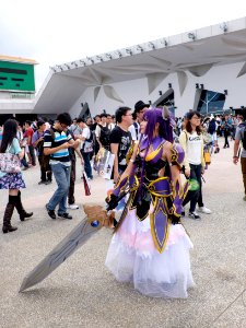 Cosplayer of Tohka Yatogami, Date A Live at FF26 20150829a