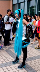 Cosplayer of Hatsune Miku at CWT40 20150809b