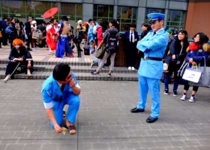 Cosplayers of Kankichi Ryotsu and Daijiro Ohara, Kochikame at CWT41 20151212