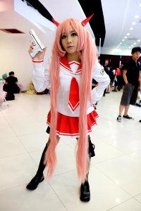 Cosplayer of Aria Holmes Kanzaki, Aria the Scarlet Ammo at Cosplay Field Taipei 2015 20150628