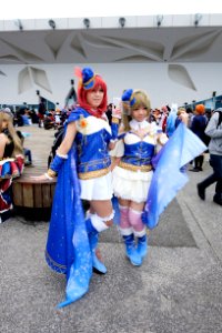 Cosplayers of Maki Nishikino and Kotori Minami, Love Live! at FF27 20160130a