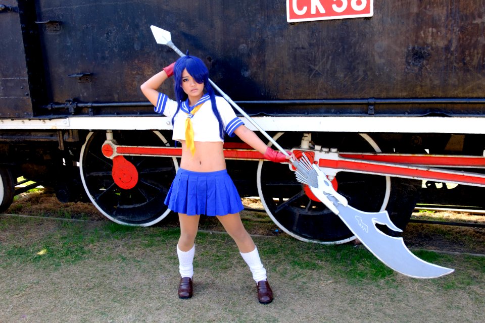 Cosplayer of Uncho Kan'u, Ikki Tousen at FFK8 20151129a