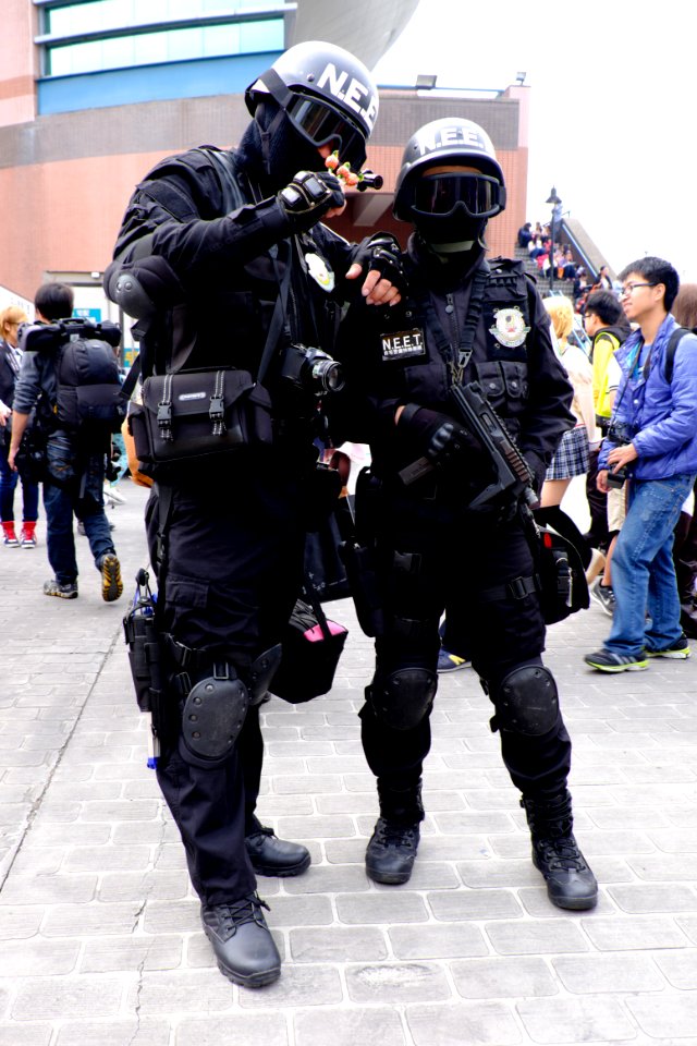 Cosplayers of NEET Defense Force at CWT39 20150228a