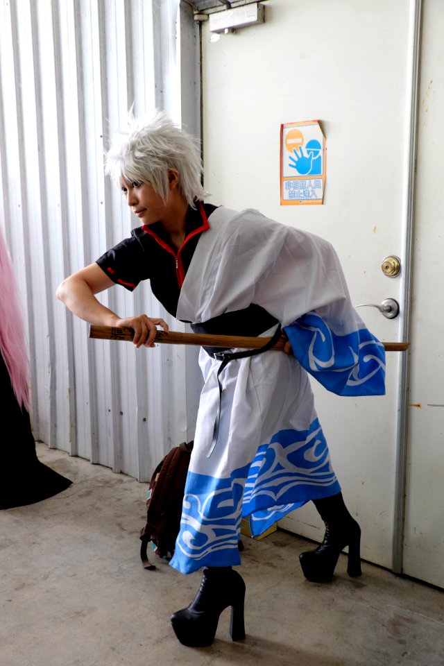 Cosplayer of Gintoki Sakata at FFTC 20150801b