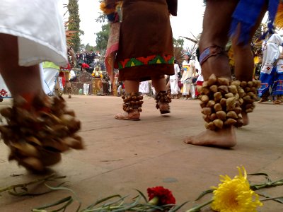 Concheros en acción