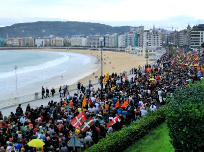 Buruzagi katalanen kontrako epaiak - protesta Donostia (05)