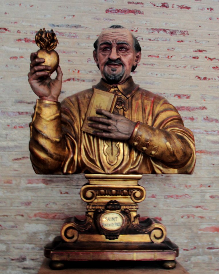 Buste de Saint-Vincent de Paul, Basilique Saint Sernin de Toulouse 01