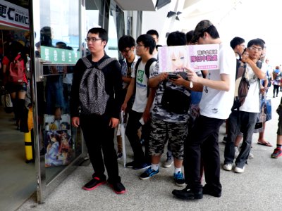 Break Point of Moesyoujyo Ryouiki booth buying queue in FF26 20150829a