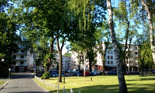 Budownictwo po 1989 roku w Tomaszowie Mazowieckim. Osiedle Browarna. W miejscu dawnego browaru