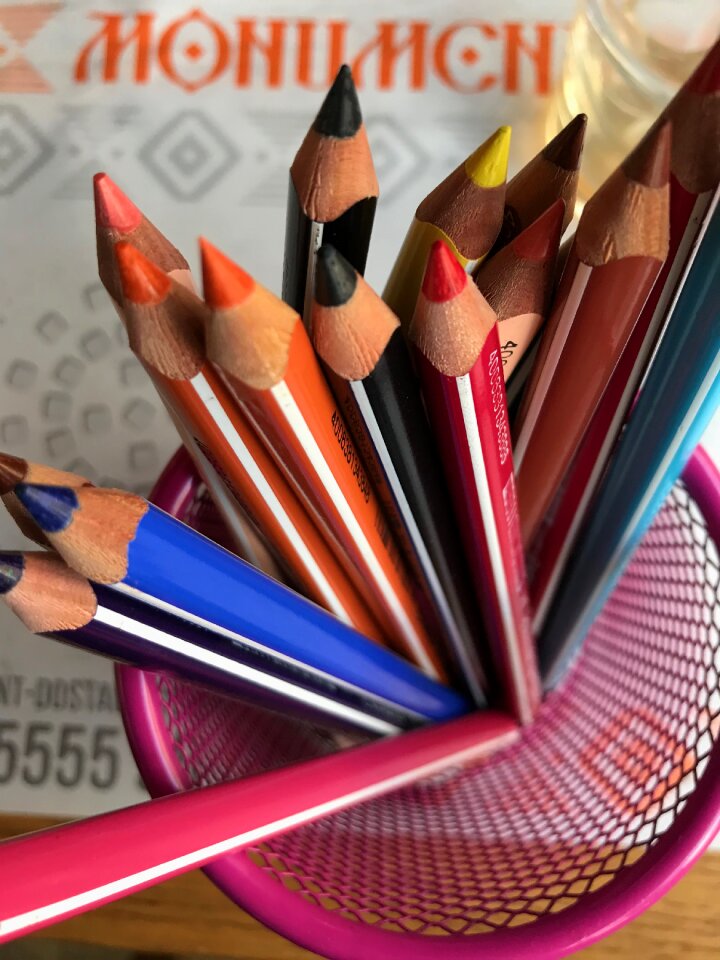 Composition crayon school