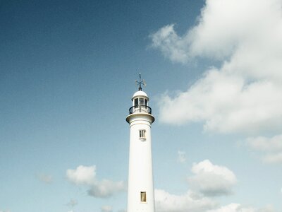 Cloud sky lighthouse