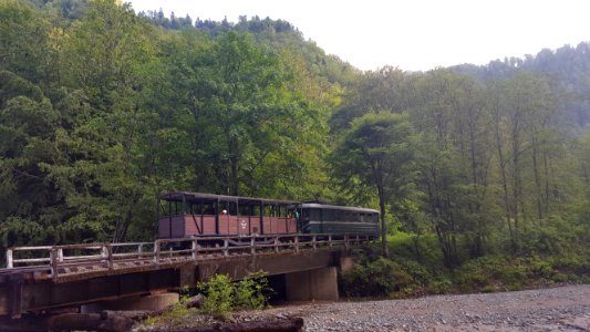 CFF Viseu tourist train bridge