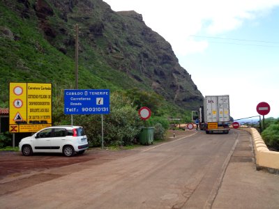 Buenavista del Norte road closure
