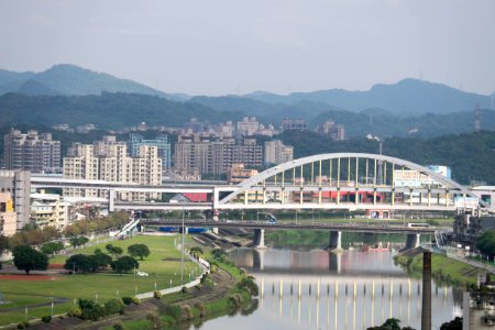 Chenggong Bridge and Huandong Boulevard View from New Silicon Valley Commerical Building 20141210