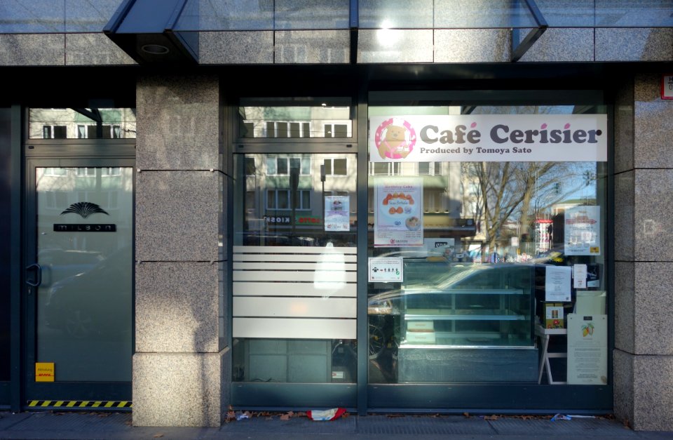 Café Cerisier, Düsseldorf, Immermannstraße (Februar 2021)