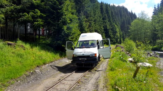 CFF Viseu Ford Transit draisine Comanu