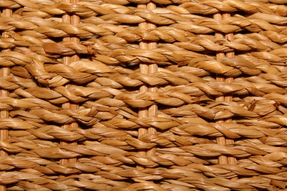 Texture handicraft wicker