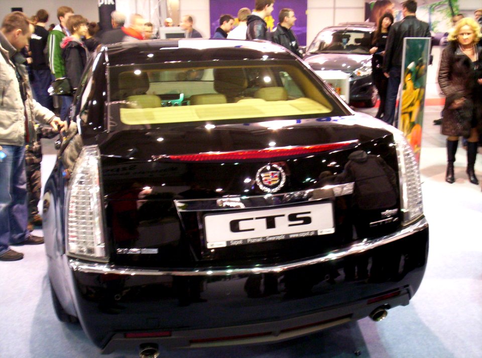 Cadillac CTS II rear Poznan 2011