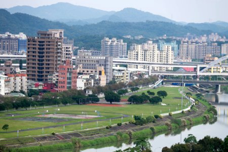Chengmei Riverside Park North Birdview 20141210a
