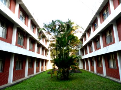 Central Court of Officers Dormitory A at Former ROCAF Headquarters 20140405