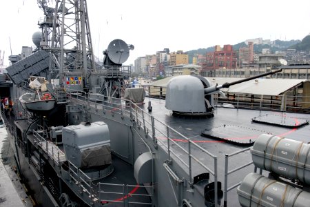 Central Upper Deck of ROCN Chang Chien (PFG2-1109) 20170309
