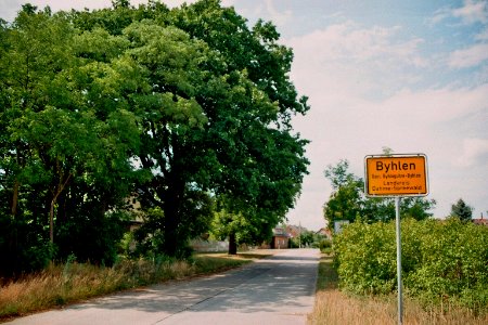 Byhlen Ortseingang