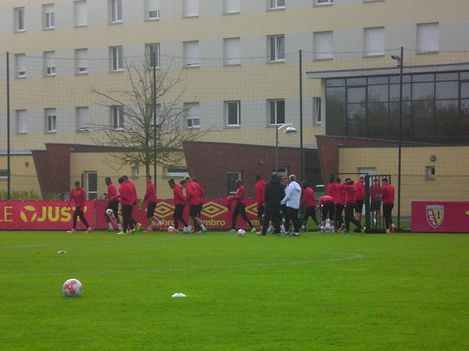 Entraînement du Racing Club de Lens - 18 novembre 2015 1