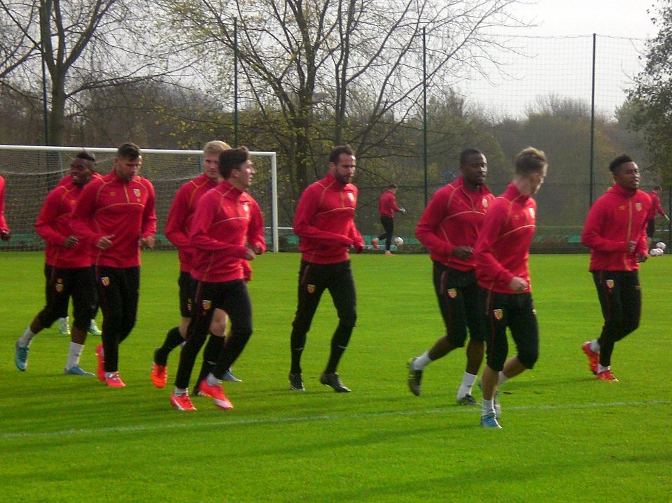 Entraînement du Racing Club de Lens - 18 novembre 2015 2
