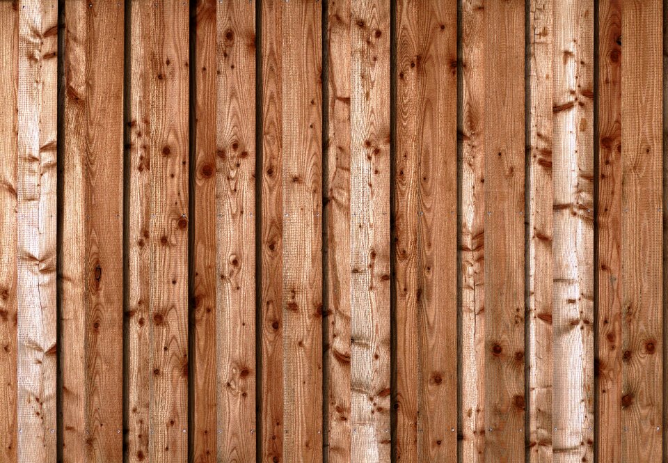 Wooden wall battens background