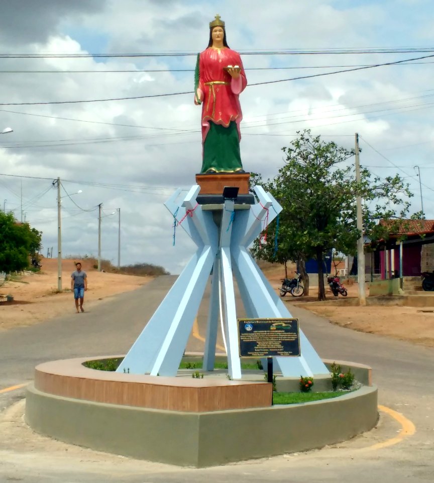 Estátua de Santa Luzia, Rafael Fernandes (RN)