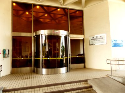 Entrance of Observation Tower, Aviation Museum 20130928