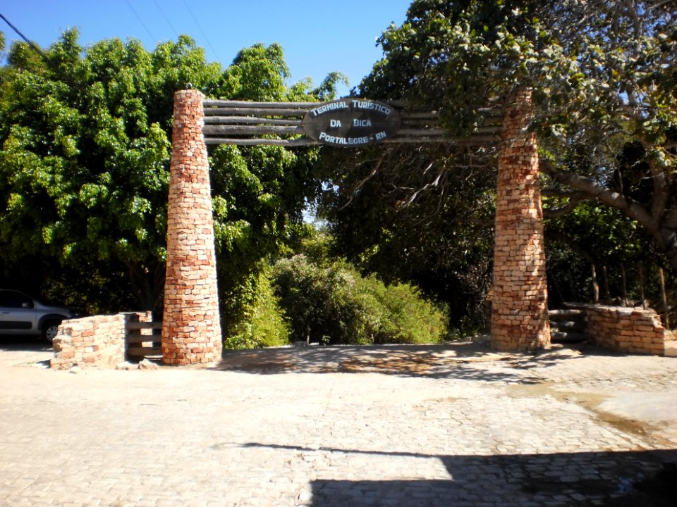 Entrada do Terminal Turístico da Bica, Portalegre (RN)