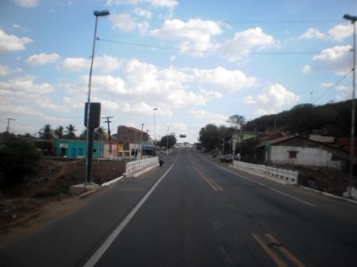 Entrada de Jati, Ceará, Brasil