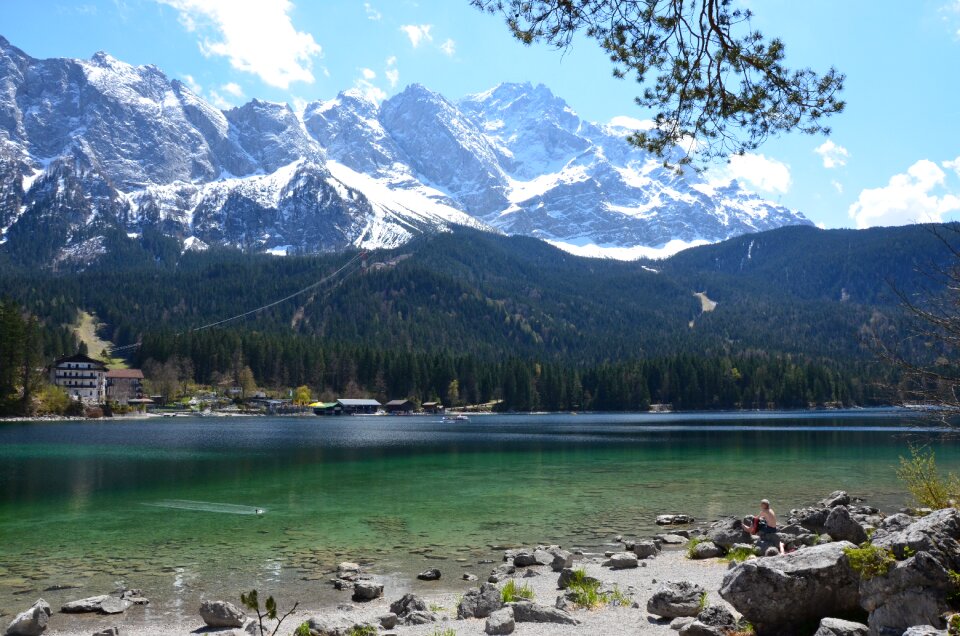 Water bavaria mountain lake