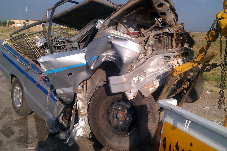 Deadly Road 44 of Iran Traffic collision - Nishapur road to Mashhad 02