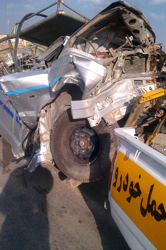 Deadly Road 44 of Iran Traffic collision - Nishapur road to Mashhad 01