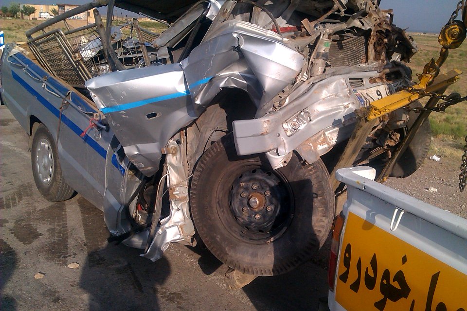Deadly Road 44 of Iran Traffic collision - Nishapur road to Mashhad 03