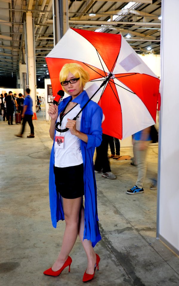 Cosplayer of RGN News Forecast Janna, League of Legends at 2015FFTC 20150801