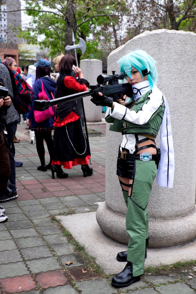 Cosplayer of Sinon from GGO in CWT39 20150301a