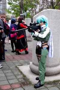 Cosplayer of Sinon from GGO in CWT39 20150301a