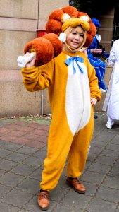 Cosplayer of Saber Lion, Fate Tiger Colosseum at CWT45 20170204