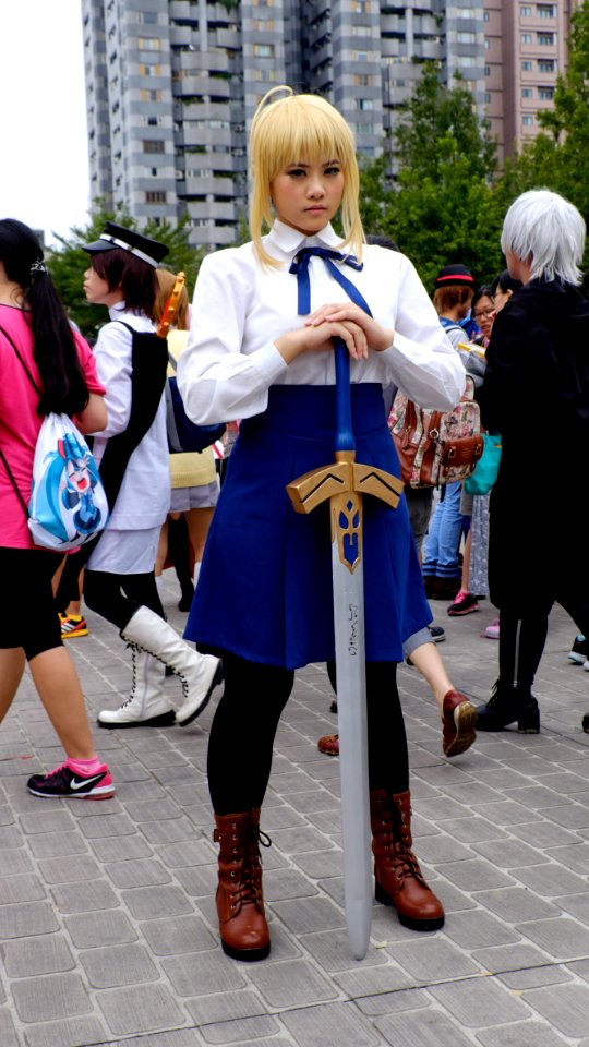 Cosplayer of Saber, Fate stay night at CWT40 20150809